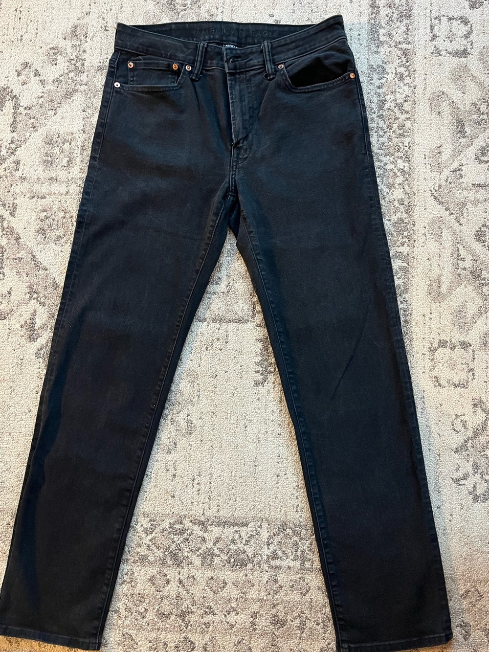 American Eagle Outfitters Black Straight Jeans 32/34